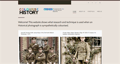 Desktop Screenshot of colourisehistory.com